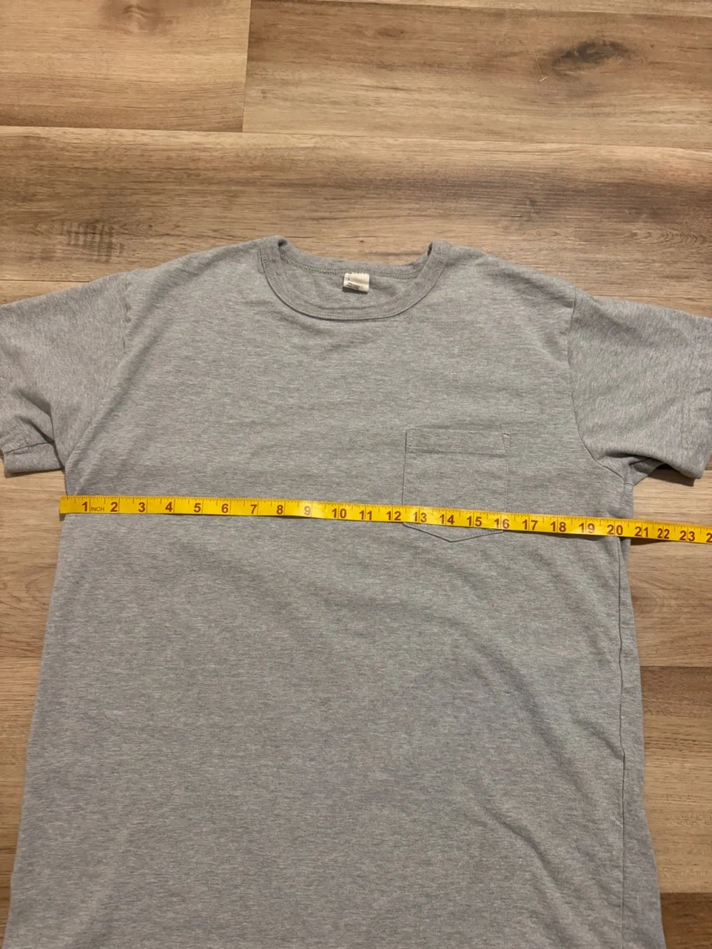 3sixteen Heavyweight T-Shirt Men’s M/L Heather Grey Made in USA 100% Cotton